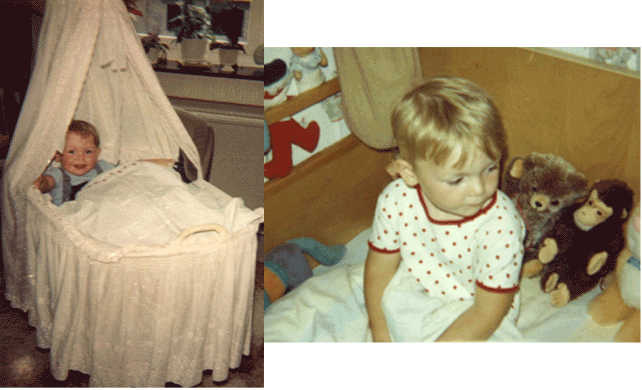 Der 'kleine' Karsten im Bett